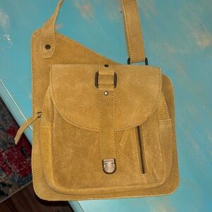 Free People Suede Messenger Bag
